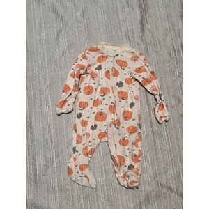 Little Planet by Carters Organic Cotton Pumpkin Squirrel Sleeper 3M Fall Autumn